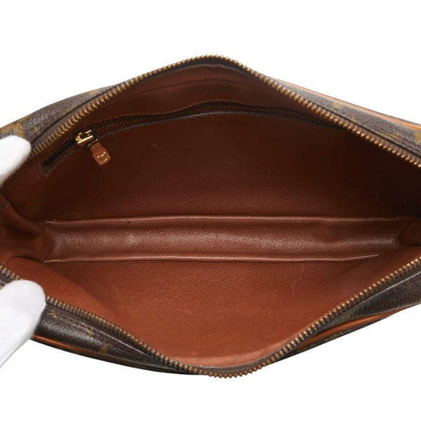 ルイ ヴィトン モノグラム マルリードラゴンヌGM セカンドバッグ M51825 ブラウン PVC レザー レディース LOUIS VUITTON 【中古】