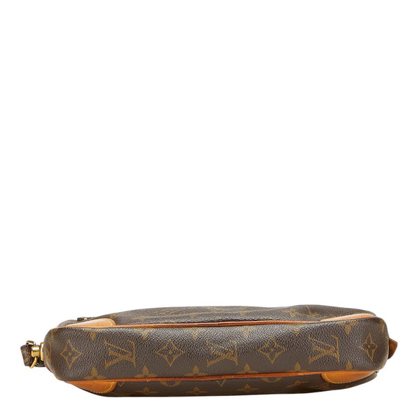 ルイ ヴィトン モノグラム マルリードラゴンヌGM セカンドバッグ M51825 ブラウン PVC レザー レディース LOUIS VUITTON 【中古】