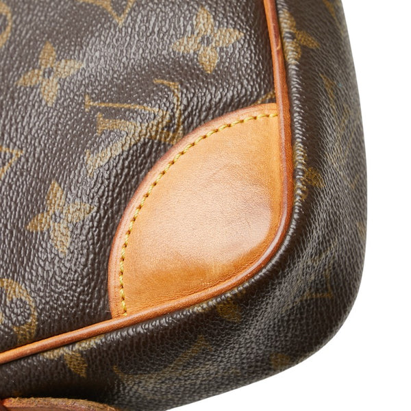ルイ ヴィトン モノグラム マルリードラゴンヌGM セカンドバッグ M51825 ブラウン PVC レザー レディース LOUIS VUITTON 【中古】