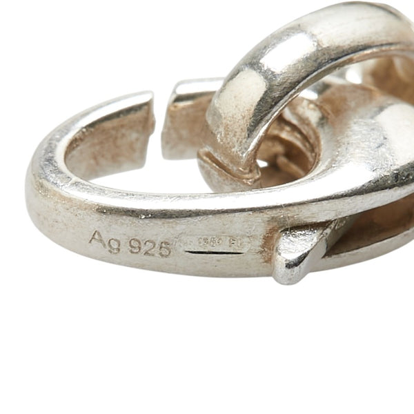 グッチ インターロッキングG チェーン ネックレス 190489 J8400 8106 SV925 シルバー レディース GUCCI 【中古】