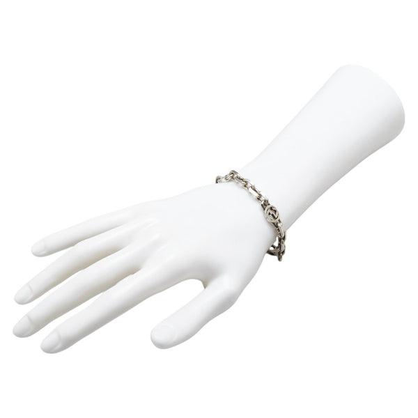 グッチ インターロッキングG ブレスレット #16 SV925 シルバー レディース GUCCI 【中古】