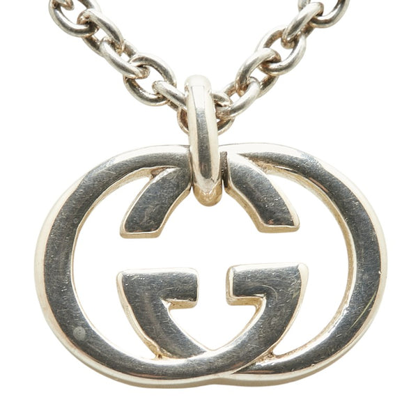 グッチ インターロッキングG ネックレス 190484 J8400 8106 SV925 シルバー レディース GUCCI 【中古】