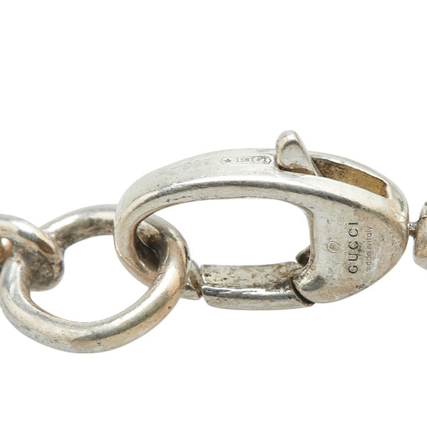 グッチ インターロッキングG ネックレス 190484 J8400 8106 SV925 シルバー レディース GUCCI 【中古】