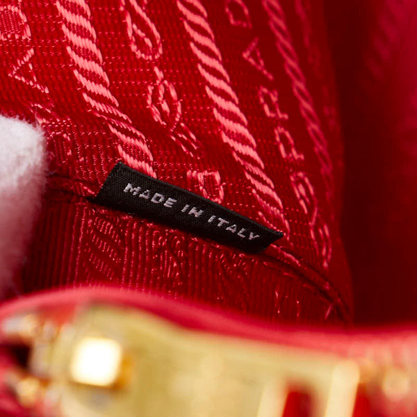 プラダ 三角ロゴプレート ハンドバッグ ショルダーバッグ 2WAY ピンク サフィアーノ レザー レディース PRADA 【中古】