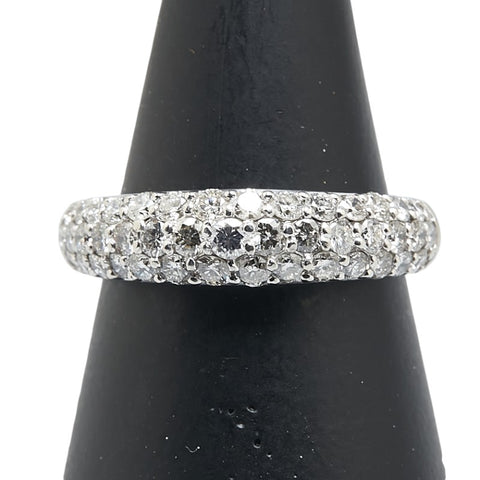 Pt900 プラチナ ダイヤ1.00ct リング 指輪 レディース 11号 【中古】