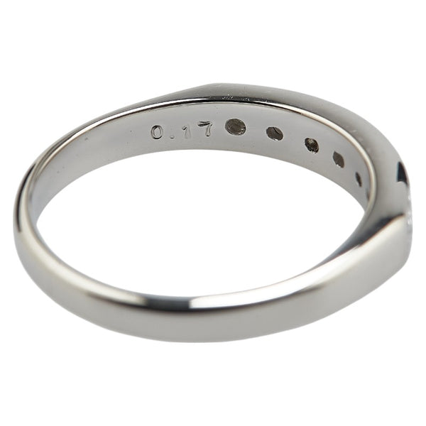 Pt900 プラチナ ダイヤ0.17ct リング 指輪 レディース 8.5号 【中古】