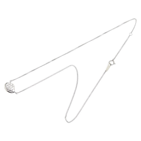 Pt850 プラチナ ダイヤ0.51ct ペンダントネックレス レディース 【中古】