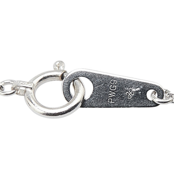K9 ホワイトゴールド ダイヤ0.19ct ペンダントネックレス レディース 【中古】