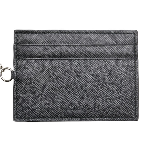 プラダ 花 フラワー モチーフ 長財布 ブラック ピンク レザー レディース PRADA 【中古】
