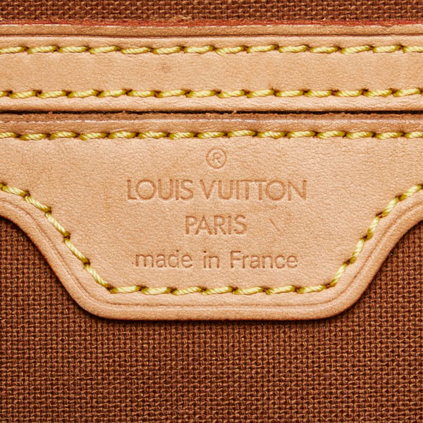 ルイ ヴィトン モノグラム モンスリGM リュック バックパック M51135 ブラウン PVC レザー レディース LOUIS VUITTON 【中古】