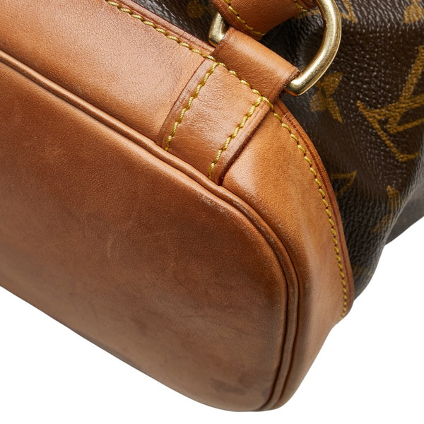 ルイ ヴィトン モノグラム モンスリGM リュック バックパック M51135 ブラウン PVC レザー レディース LOUIS VUITTON 【中古】