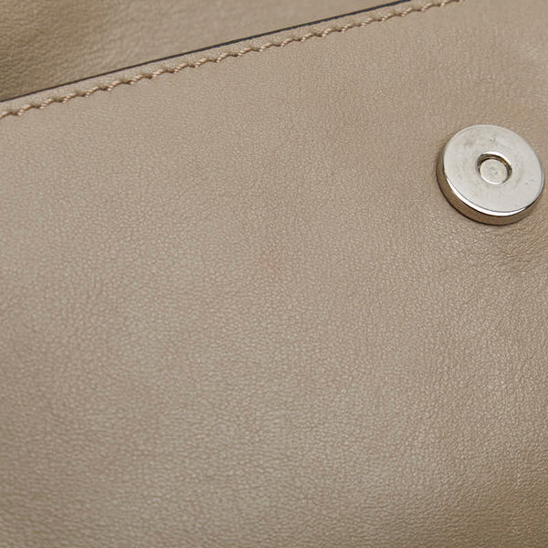 クロエ フェイ 斜め掛け ショルダーバッグ グレージュ レザー スウェード レディース Chloe 【中古】