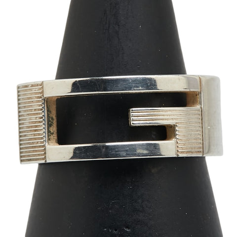 グッチ ブランデッドG リング 指輪 #13 SV925 シルバー メンズ GUCCI 【中古】