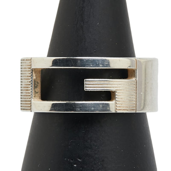 グッチ ブランデッドG リング 指輪 #13 SV925 シルバー メンズ GUCCI 【中古】