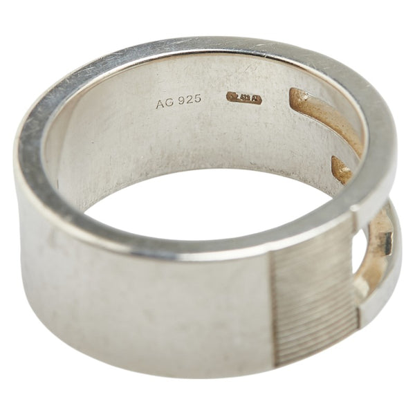 グッチ ブランデッドG リング 指輪 #13 SV925 シルバー メンズ GUCCI 【中古】