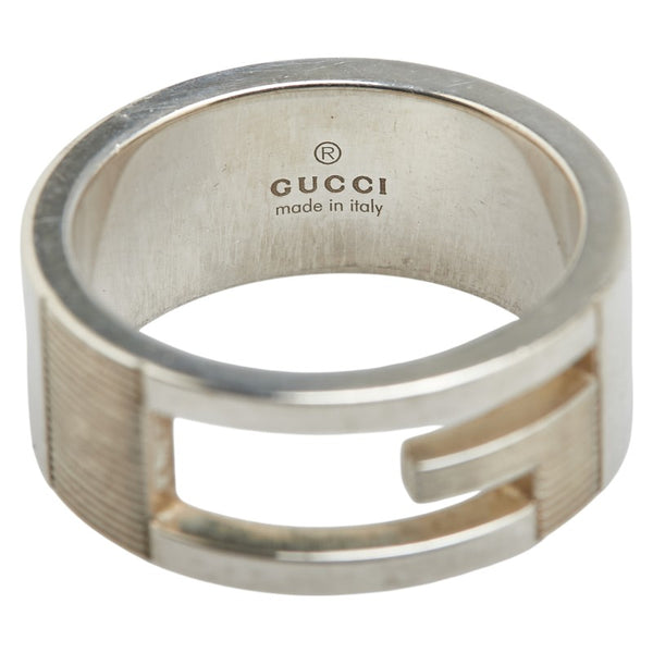 グッチ ブランデッドG リング 指輪 #13 SV925 シルバー メンズ GUCCI 【中古】