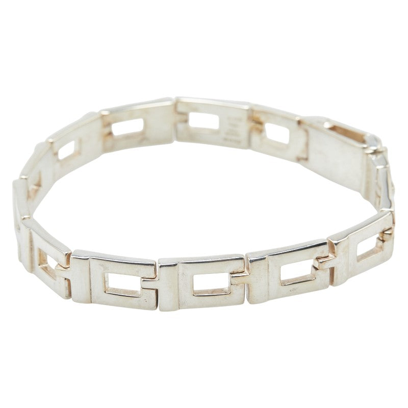 グッチ Gロゴ ブレスレット SV925 シルバー メンズ GUCCI 【中古】