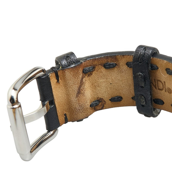 フェンディ セレリア スモールセコンド 腕時計 8100M クオーツ ホワイト文字盤 ステンレススチール レディース FENDI 【中古】