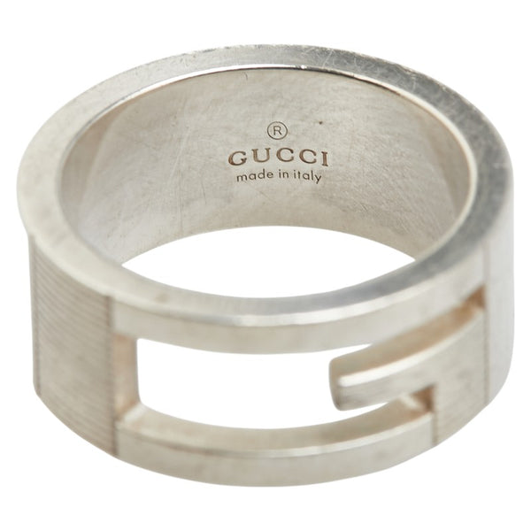 グッチ ブランデッドG リング 指輪 #11 SV925 シルバー レディース GUCCI 【中古】