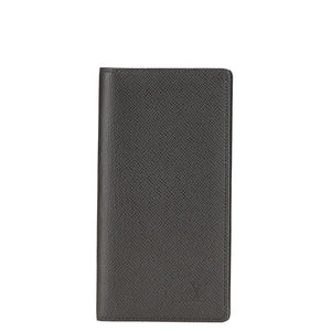 ルイ ヴィトン タイガ ポルトフォイ ユロン 長財布 M30541 ノワール ブラック レザー メンズ LOUIS VUITTON 【中古】