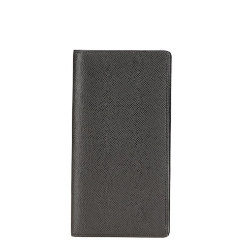 ルイ ヴィトン タイガ ポルトフォイ ユロン 長財布 M30541 ノワール ブラック レザー メンズ LOUIS VUITTON 【中古】