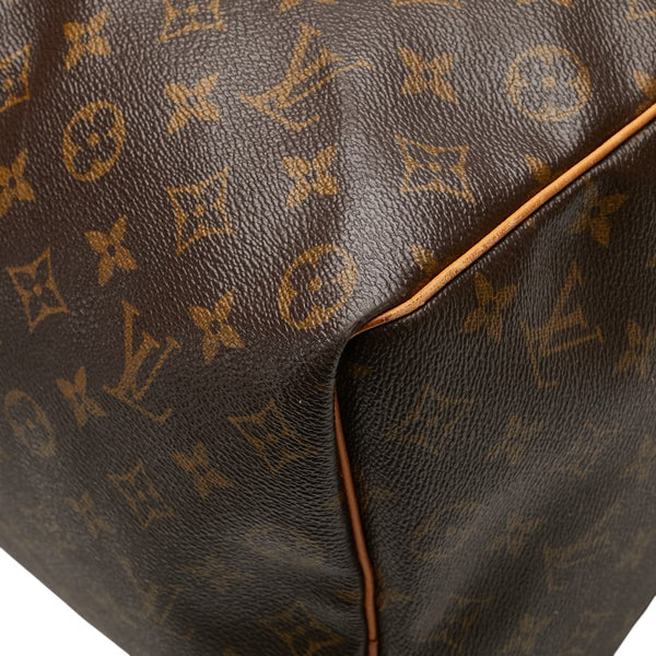 ルイ ヴィトン モノグラム キーポル50 ボストンバッグ トラベルバッグ M41426 ブラウン PVC レザー レディース LOUIS VUITTON 【中古】