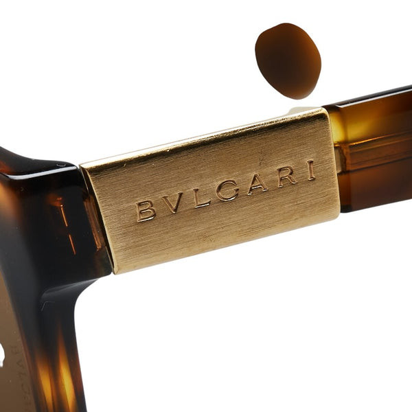 ブルガリ スクエア サングラス ブラウン プラスチック レディース BVLGARI 【中古】
