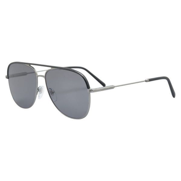 ブルガリ ティアドロップ サングラス 5047-Q グレー ブラック プラスチック メタル メンズ BVLGARI 【中古】