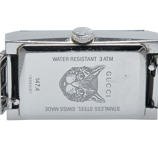 グッチ Gフレーム マザー オブ パール 腕時計 YA147401 クオーツ マルチカラー文字盤 ステンレススチール サファイヤガラス レディース GUCCI 【中古】