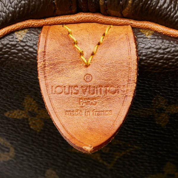 ルイ ヴィトン モノグラム キーポル55 ボストンバッグ トラベルバッグ M41424 ブラウン PVC レザー レディース LOUIS VUITTON 【中古】