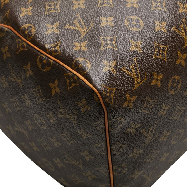 ルイ ヴィトン モノグラム キーポル55 ボストンバッグ トラベルバッグ M41424 ブラウン PVC レザー レディース LOUIS VUITTON 【中古】