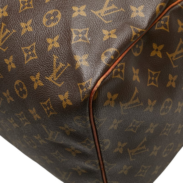 ルイ ヴィトン モノグラム キーポル55 ボストンバッグ トラベルバッグ M41424 ブラウン PVC レザー レディース LOUIS VUITTON 【中古】