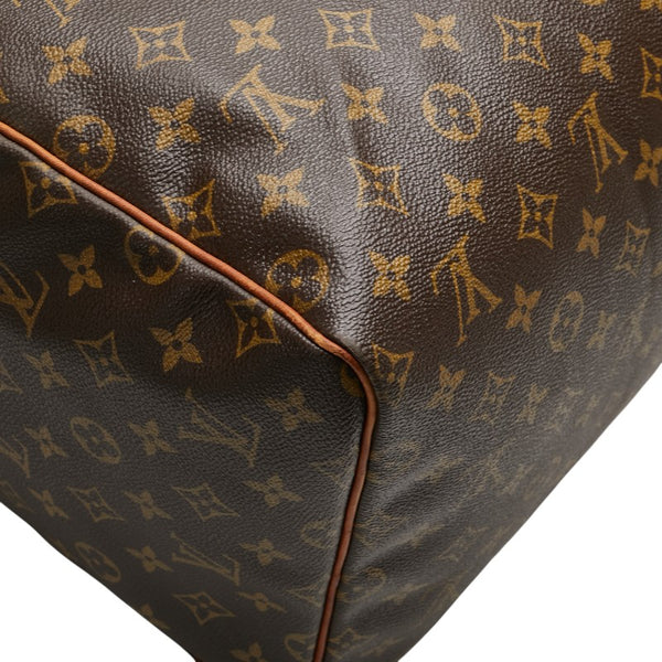 ルイ ヴィトン モノグラム キーポル55 ボストンバッグ トラベルバッグ M41424 ブラウン PVC レザー レディース LOUIS VUITTON 【中古】