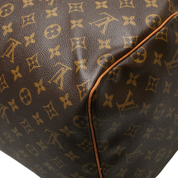 ルイ ヴィトン モノグラム キーポル55 ボストンバッグ トラベルバッグ M41424 ブラウン PVC レザー レディース LOUIS VUITTON 【中古】