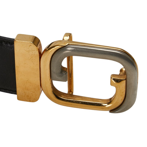 グッチ GGバックル ベルト サイズ:105/42 ブラック ブラウン レザー メンズ GUCCI 【中古】
