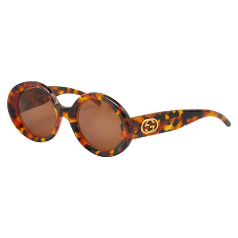 グッチ インターロッキングG サングラス GG2410/S ブラウン プラスチック レディース GUCCI 【中古】