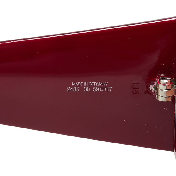 ディオール バタフライ サングラス 2435 レッド系 プラスチック レディース Dior 【中古】