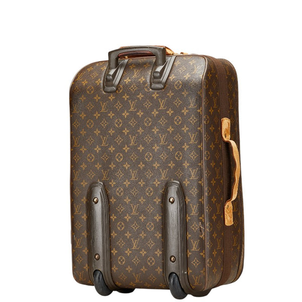 ルイ ヴィトン モノグラム ペガス55 スーツケース キャリーケース M23294 ブラウン PVC レザー レディース LOUIS VUITTON 【中古】