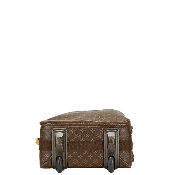 ルイ ヴィトン モノグラム ペガス55 スーツケース キャリーケース M23294 ブラウン PVC レザー レディース LOUIS VUITTON 【中古】