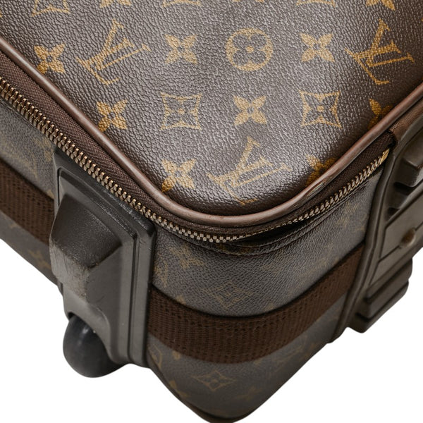 ルイ ヴィトン モノグラム ペガス55 スーツケース キャリーケース M23294 ブラウン PVC レザー レディース LOUIS VUITTON 【中古】