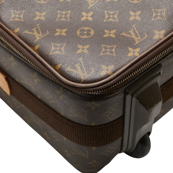 ルイ ヴィトン モノグラム ペガス55 スーツケース キャリーケース M23294 ブラウン PVC レザー レディース LOUIS VUITTON 【中古】