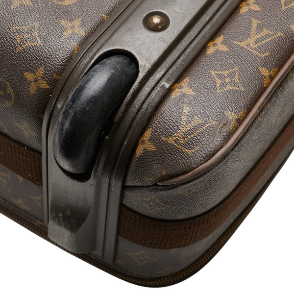 ルイ ヴィトン モノグラム ペガス55 スーツケース キャリーケース M23294 ブラウン PVC レザー レディース LOUIS VUITTON 【中古】