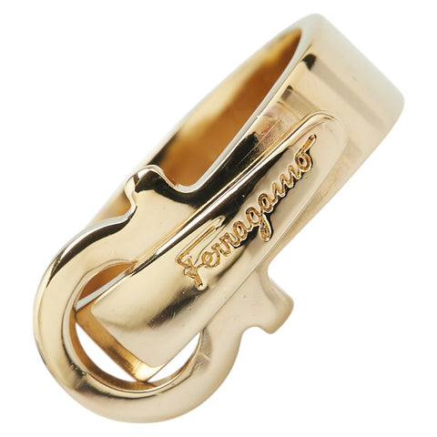 サルヴァトーレフェラガモ ガンチーニ スカーフリング ゴールド メッキ レディース Salvatore Ferragamo 【中古】