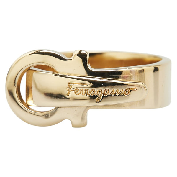 サルヴァトーレフェラガモ ガンチーニ スカーフリング ゴールド メッキ レディース Salvatore Ferragamo 【中古】