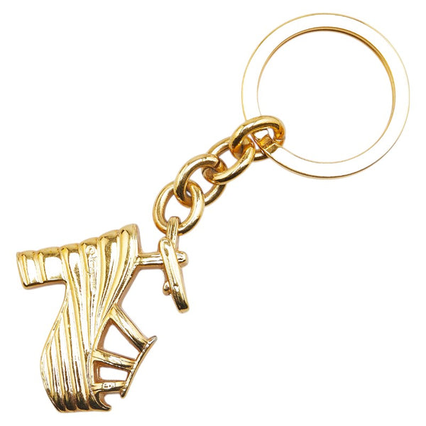 サルヴァトーレフェラガモ サンダル モチーフ チャーム キーホルダー ゴールド メッキ レディース Salvatore Ferragamo 【中古】