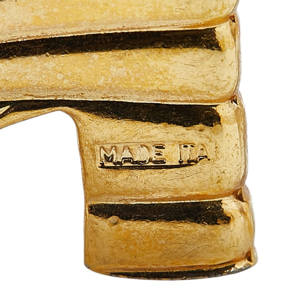 サルヴァトーレフェラガモ サンダル モチーフ チャーム キーホルダー ゴールド メッキ レディース Salvatore Ferragamo 【中古】