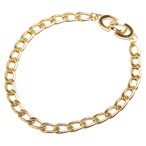 ディオール CDロゴ ブレスレット ゴールド メッキ レディース Dior 【中古】