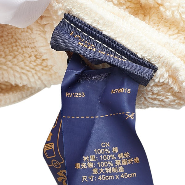 ルイ ヴィトン モノグラム LV バケーション クッション M78815 アイボリー コットン レディース LOUIS VUITTON 【中古】