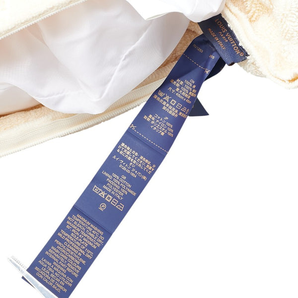 ルイ ヴィトン モノグラム LV バケーション クッション M78815 アイボリー コットン レディース LOUIS VUITTON 【中古】