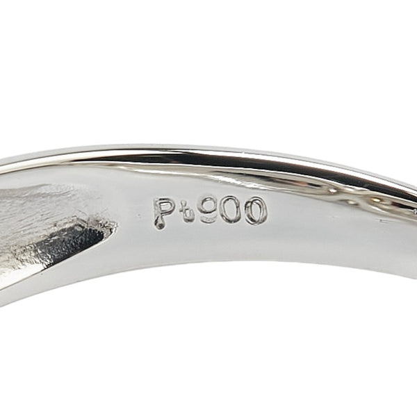 Pt900 プラチナ ダイヤ0.25ct リング 指輪 レディース 10号 【中古】